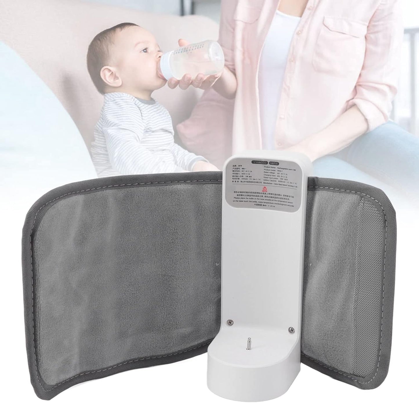 Portable Wireless Baby Bottle Warmer